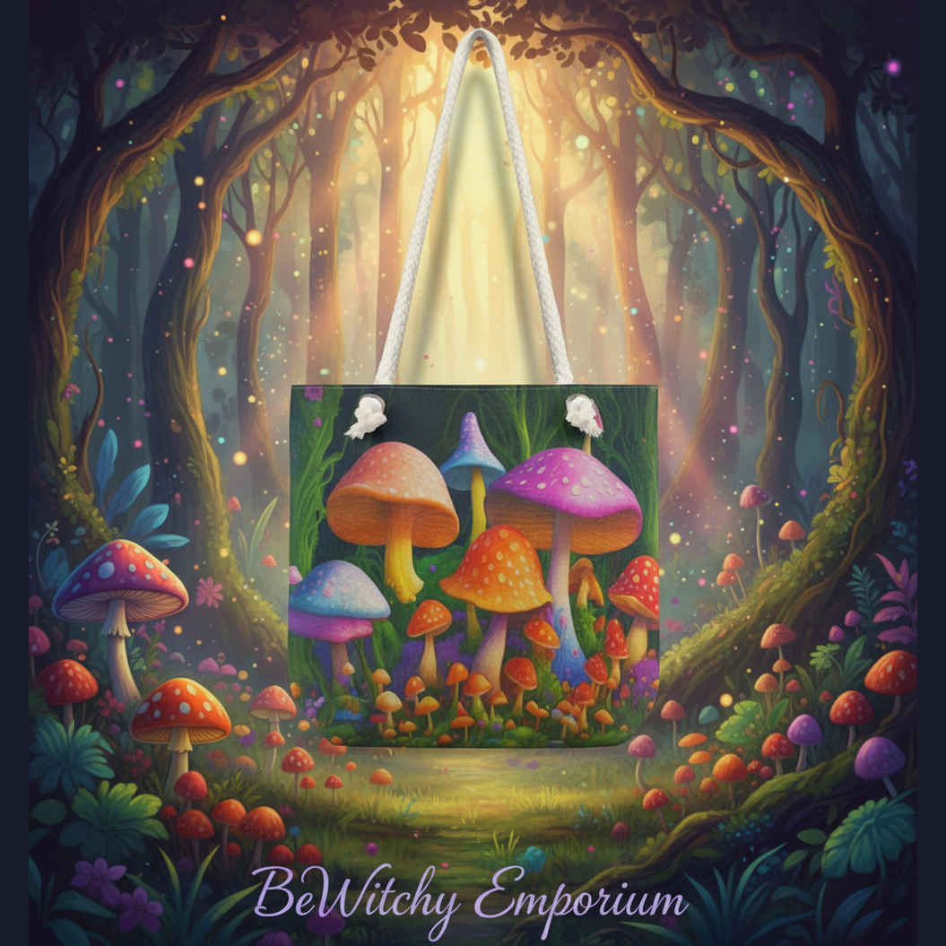 Psychedelic Mushroom Tote Bag - Luxurious Sanctuary