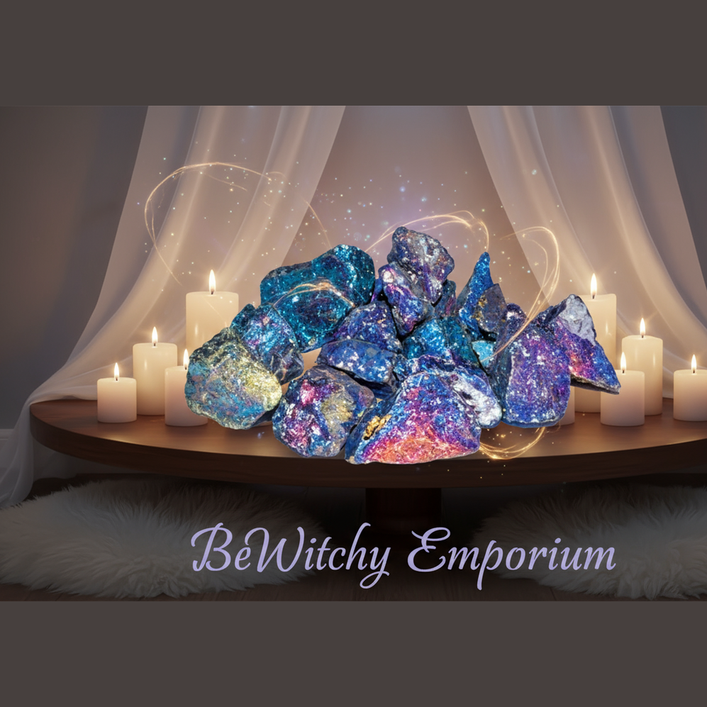 Rainbow Titanium Aura Quartz Crystals - Luxurious Sanctuary