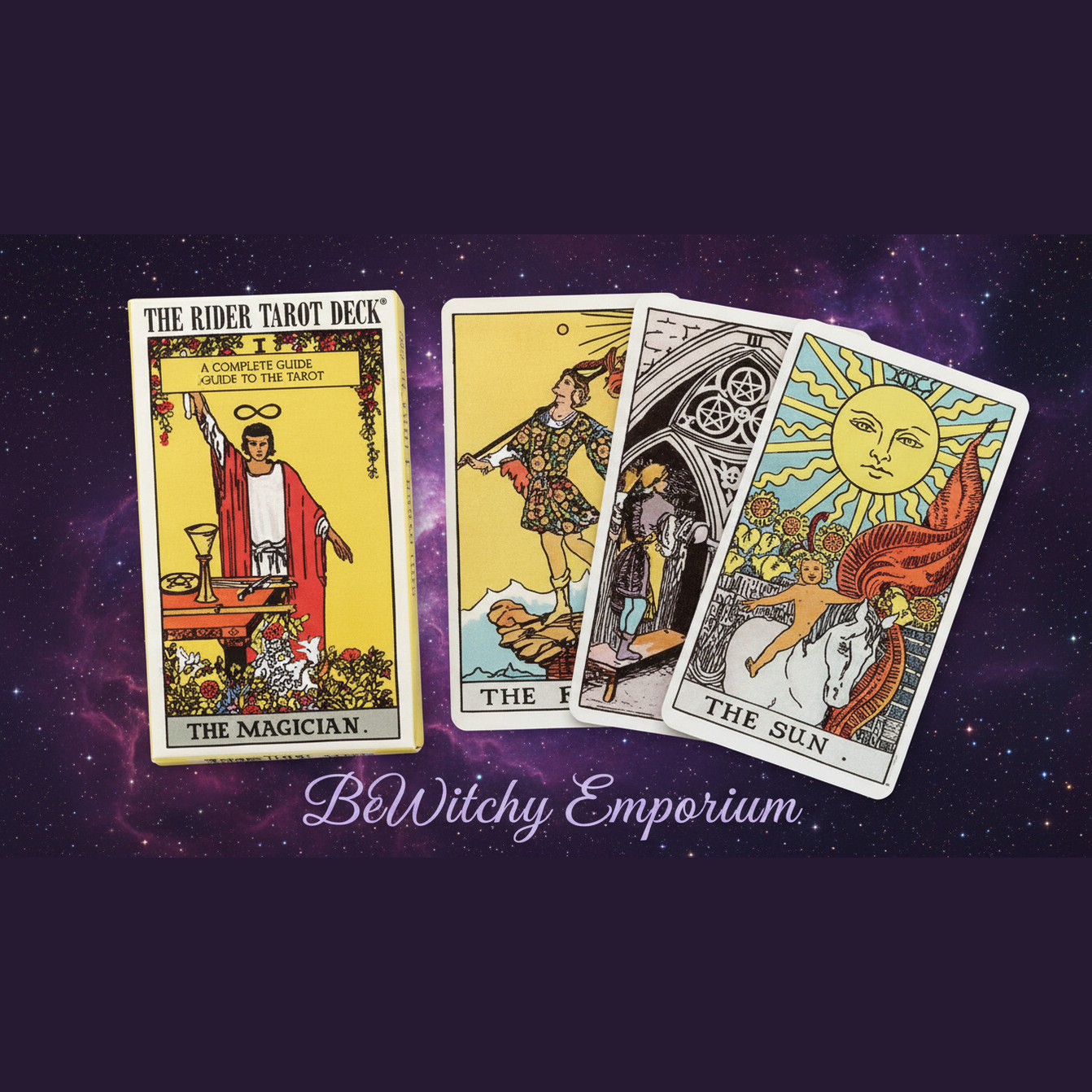 Rider-Waite Tarot Deck - Mystical Starry Night