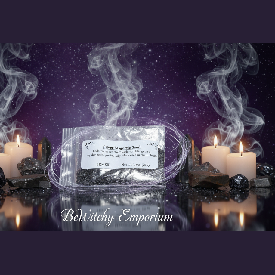 Silver Magnetic Sand - Mystical Altar Style
