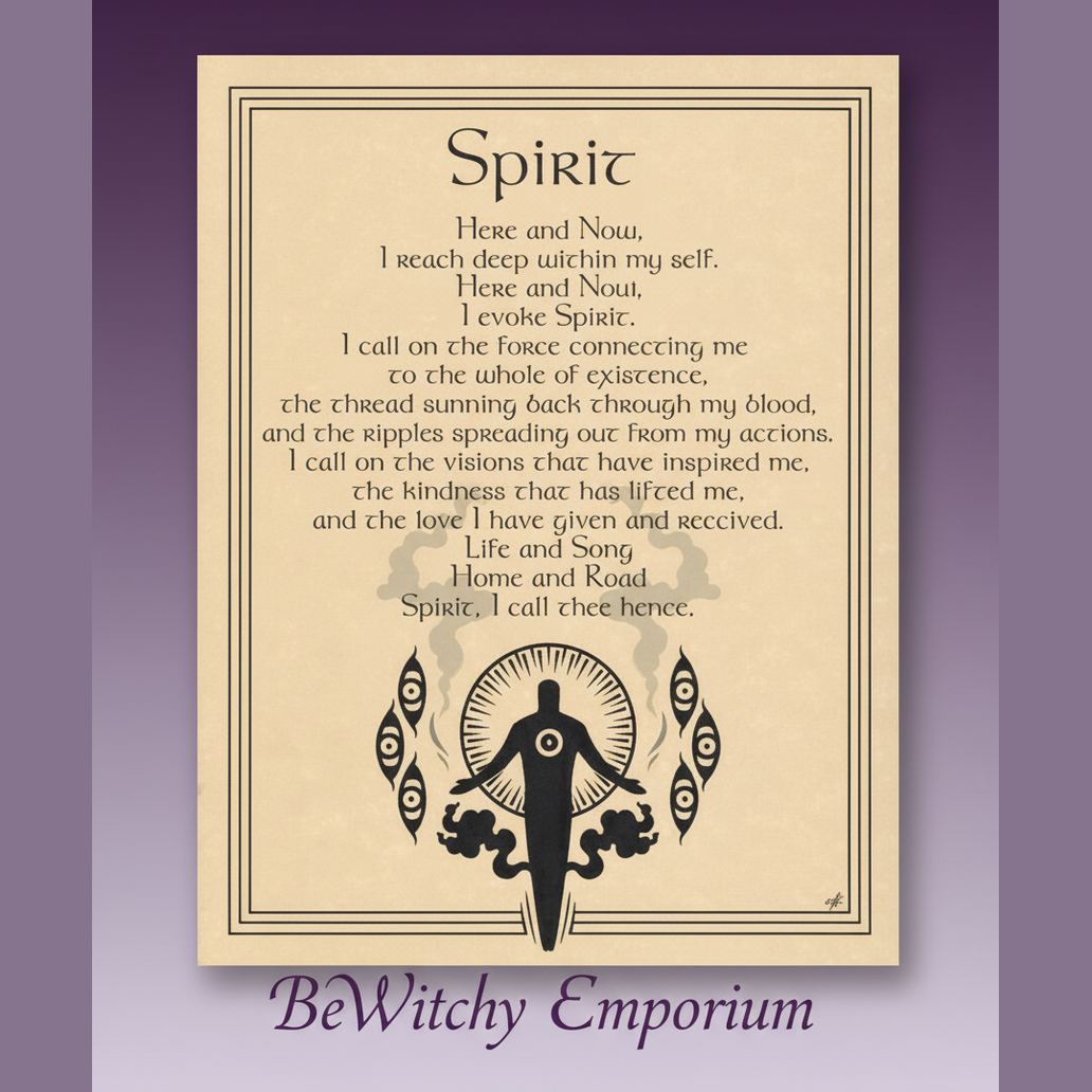 Spirit Prayer Poster - Clean Professional