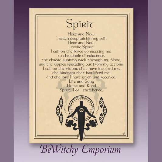 Spirit Prayer Poster - Clean Professional