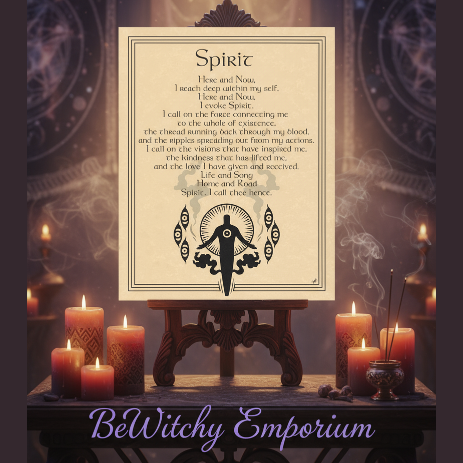 Spirit Prayer Poster - Luxurious Sanctuary