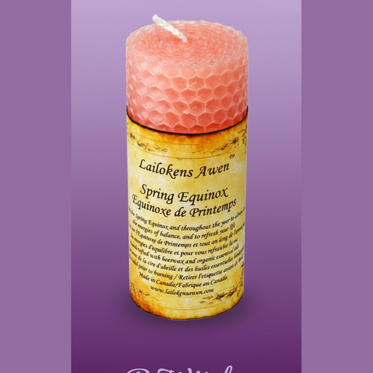 Spring Equinox Candle - Professional Style