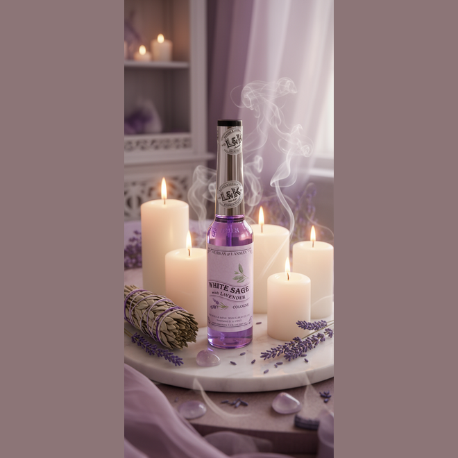 White Sage & Lavender Cologne - Luxurious Sanctuary