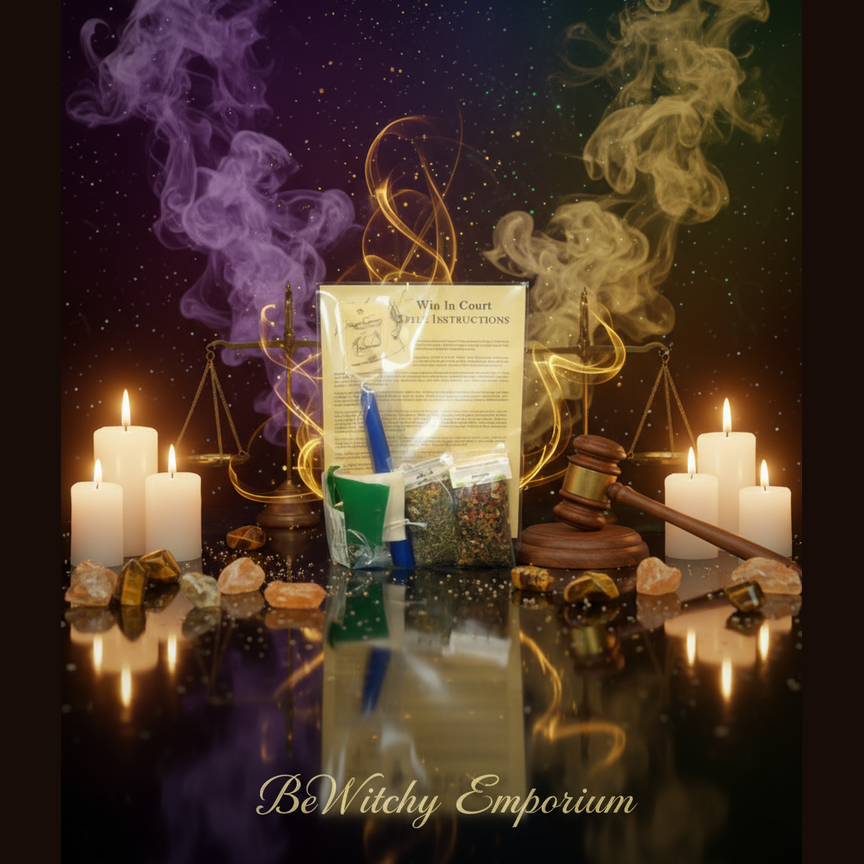 Win in Court Spell Kit - Mystical Altar Style